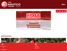 Tablet Screenshot of nautico-pe.com.br